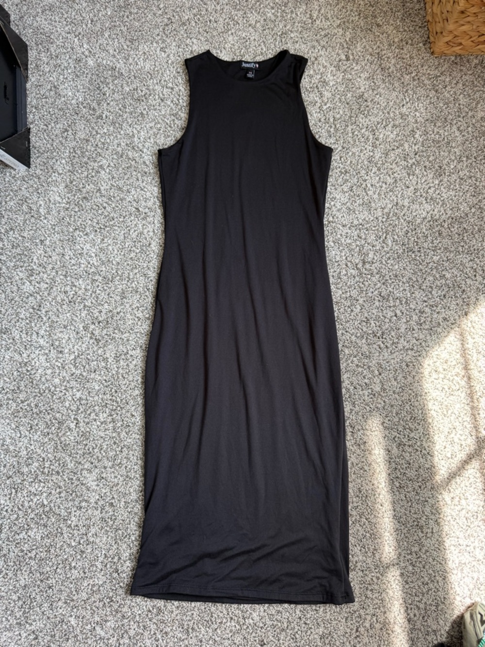 Black Bodycon Sleeveless Maxi Dress